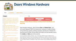 Desktop Screenshot of doorswindowshardware.com